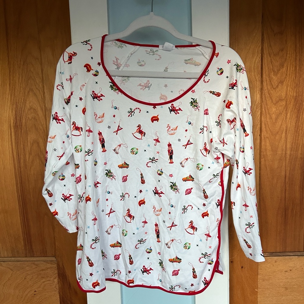 Lake Pajamas in holiday print.